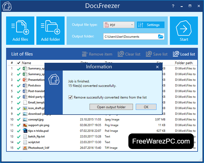 DocuFreezer license key