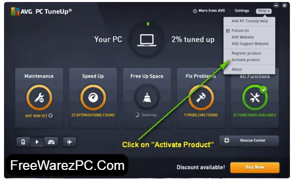 AVG PC TuneUp Product Key