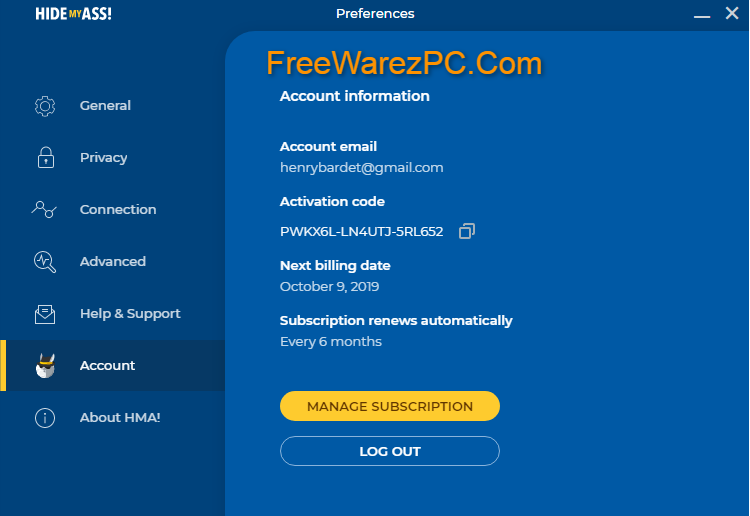 HMA Pro VPN 6.1.260 Crack With License Key 2024 [Lifetime]