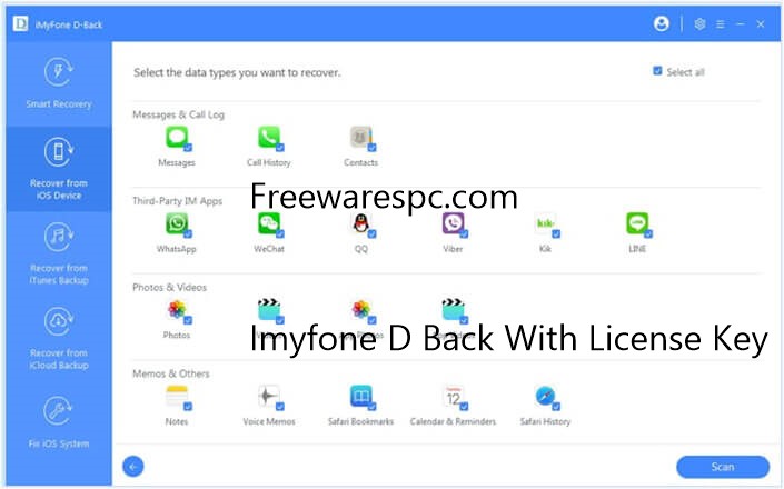 Imyfone D Back License Key