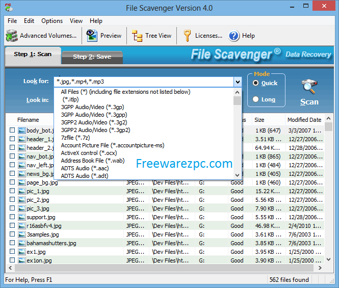 File Scavenger Serial Key 